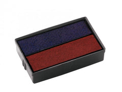 Colop E/10/2 Replacement Stamp Pad Fits S160/S160/L Blue/Red (Pack 2) - 107132
