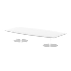 Dynamic Italia 2400mm Poseur High Gloss Table White Top 475mm High Leg ITL0323 DD