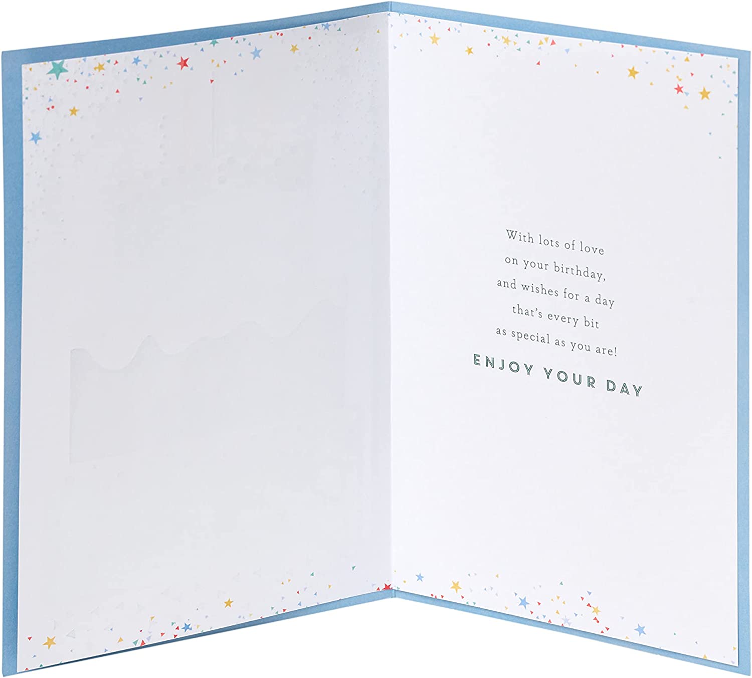 Contemporary Cake Design Son Birthday Card