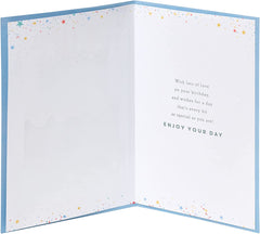 Contemporary Cake Design Son Birthday Card