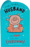 UK Greetings Birthday Card for Husband - Funny Design