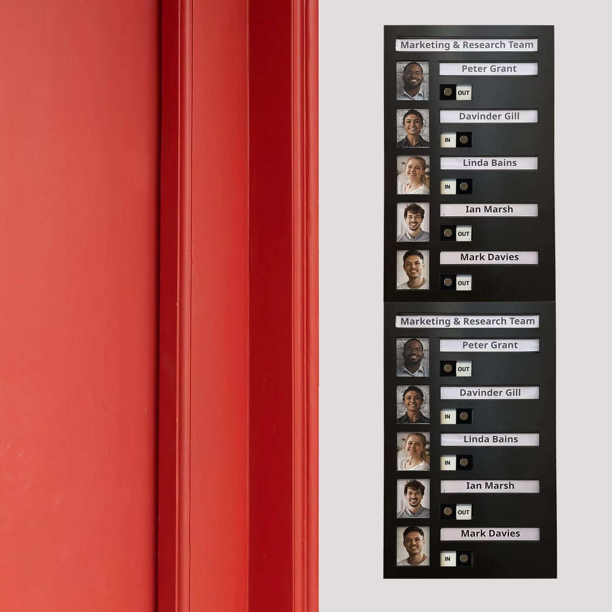 SafeTrack 20 Name Photo Board - RCP20 DD