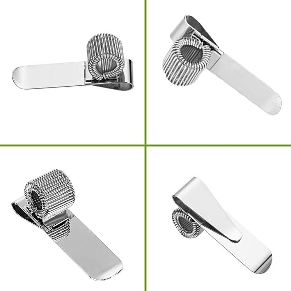 Janrax single metal pen holder with pocket clip, durable clip accessory for organizing pens and writing instruments.