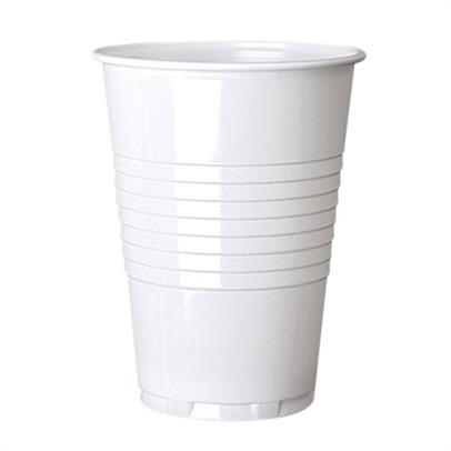 ValueX Hot Drink Plastic Vending Cup 7oz White (Pack 100) - 0510039