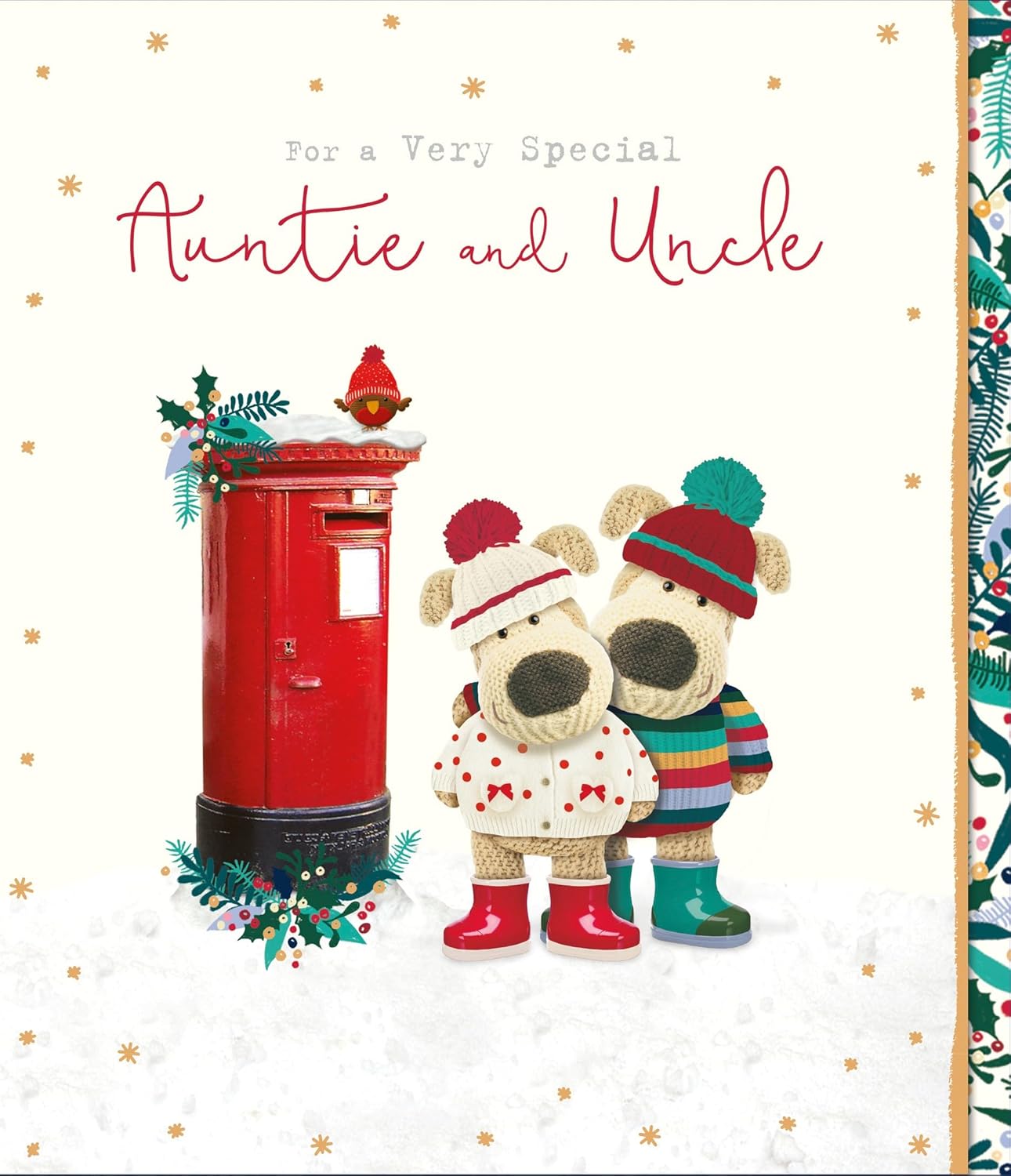 Boofle for A Very Special Auntie & Uncle Cute Christmas Greeting Card 771139