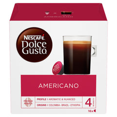 Nescafe Dolce Gusto  Americano Coffee 16 Capsules (Pack 3) - 12528219