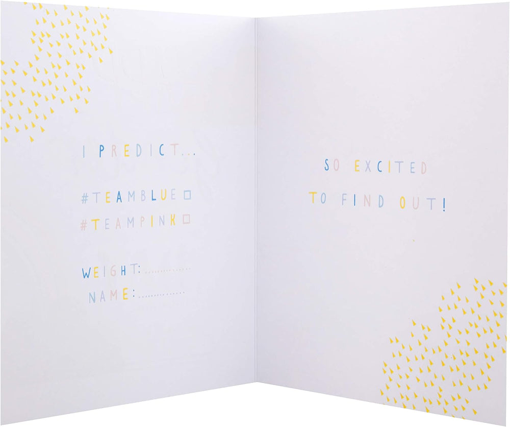 Happy Gender Reveal Day He or She? New Baby Card