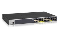 Netgear 24 Port Gigabit PoE Smart Switch with 4xSFP