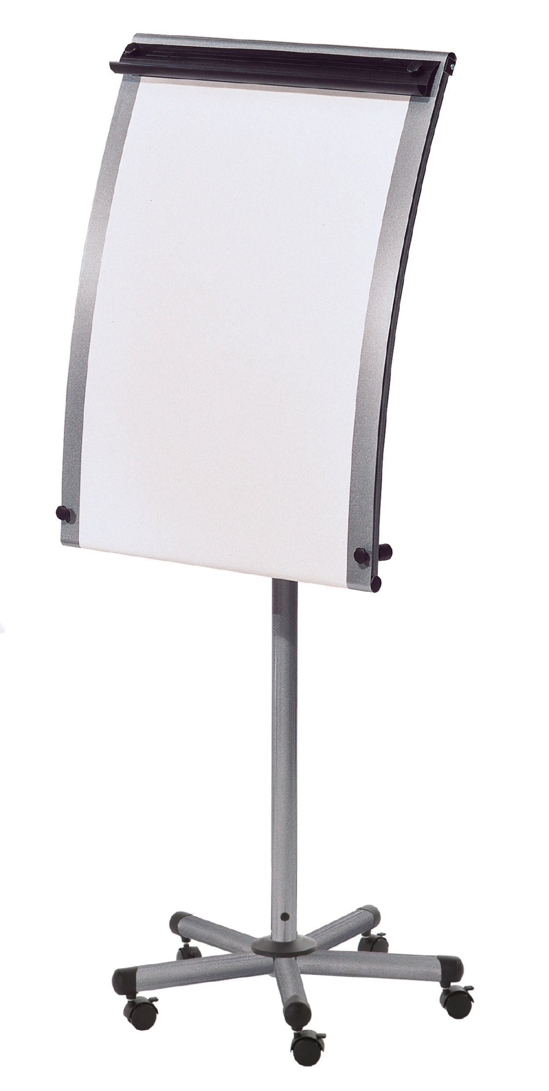 Bi-Office Roll Up Mobile Flipchart Easel 700x950mm Silver - EA4822016 DD