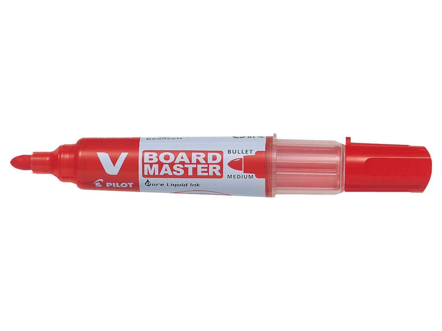 Pilot Begreen V-Board Master Whiteboard Marker Bullet Tip 2.3mm Line Red (Pack 10) - 4902505355776