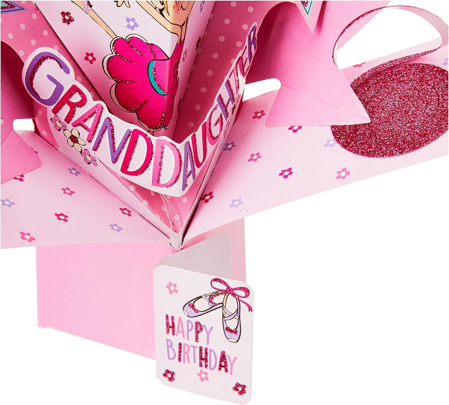 Granddaughter Birthday Pop-Up Greeting Card Original Second Nature 3D Pop Up Cards