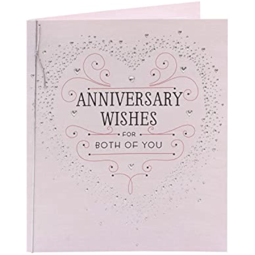Luxury Anniversary Greetings Card for Both of You - Elegant Design