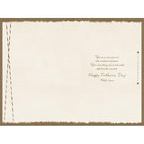 Wishing Well Studios Father's Day Card - Just for You on Father's Day Sailing Boat Design
