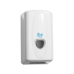 Purely Smile Bulk Pack Toilet Tissue Dispenser White