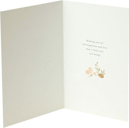 Gold Foil Details New Granddaughter Congratulations Card