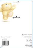 Cute Teddy Bear Birthday Card for Son – Stars, Cake & Party Hat Design