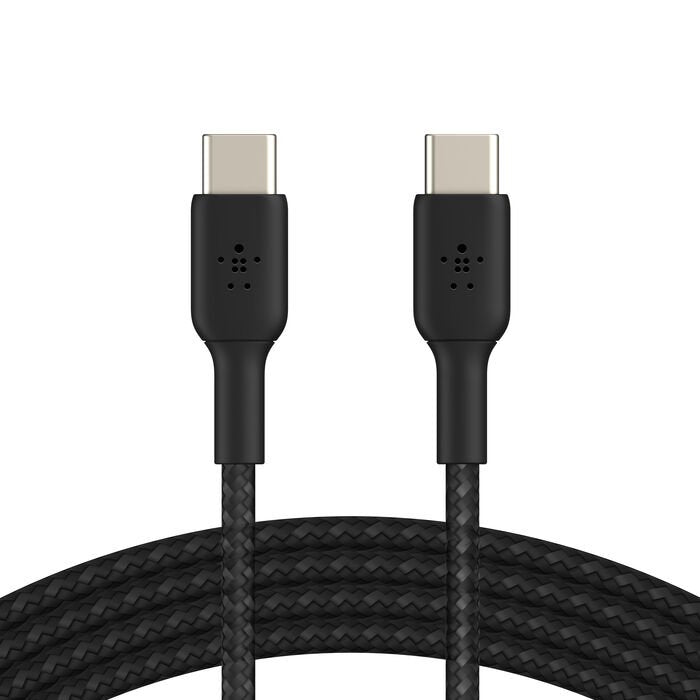 Belkin 1m BoostCharge Black Braided USB-C to USB-C Cable