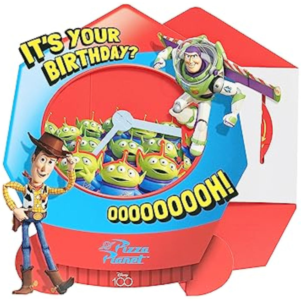 Disney Toy Story Grabber Machine Design Woody & Buzz Birthday Card