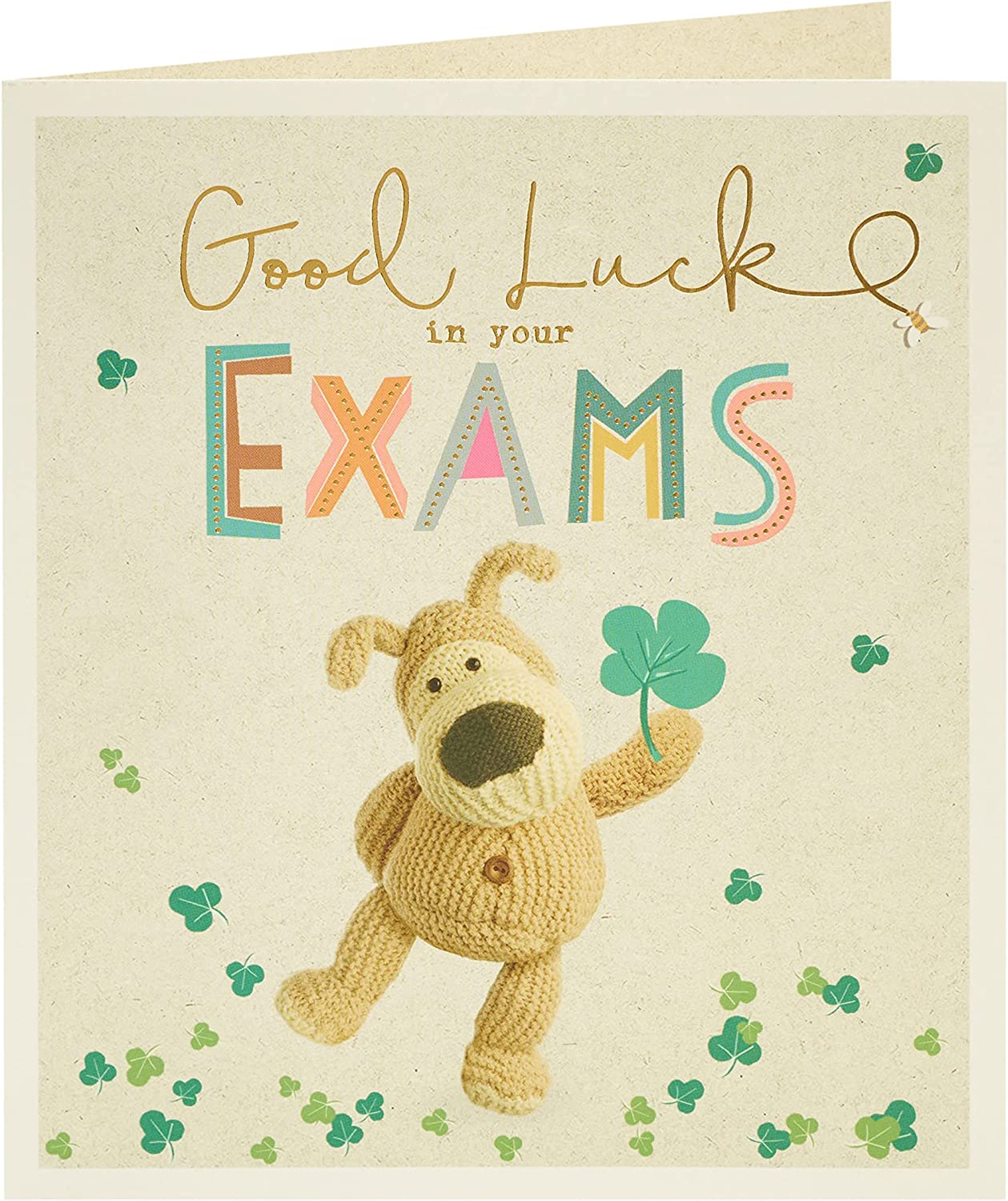 Boofle Good Luck Exams Card