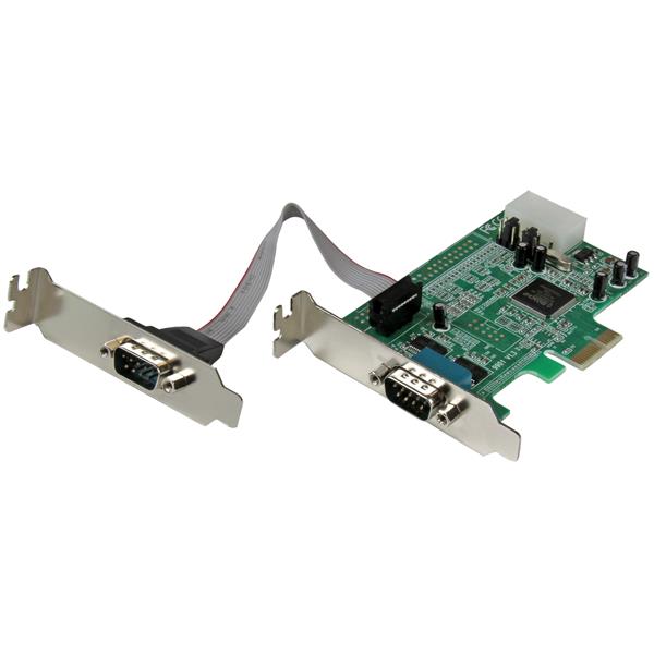 StarTech.com 2 Port LP PCIe Serial Card 16550 UART