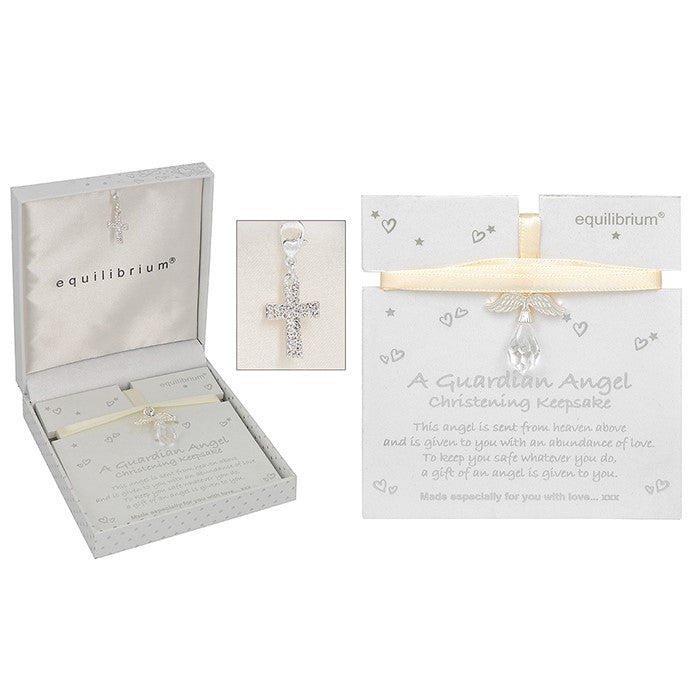 Joe Davies Equilibrium Guardian Angel keepsake ornament, a Christening gift with detailed angel design suitable for special keepsake.