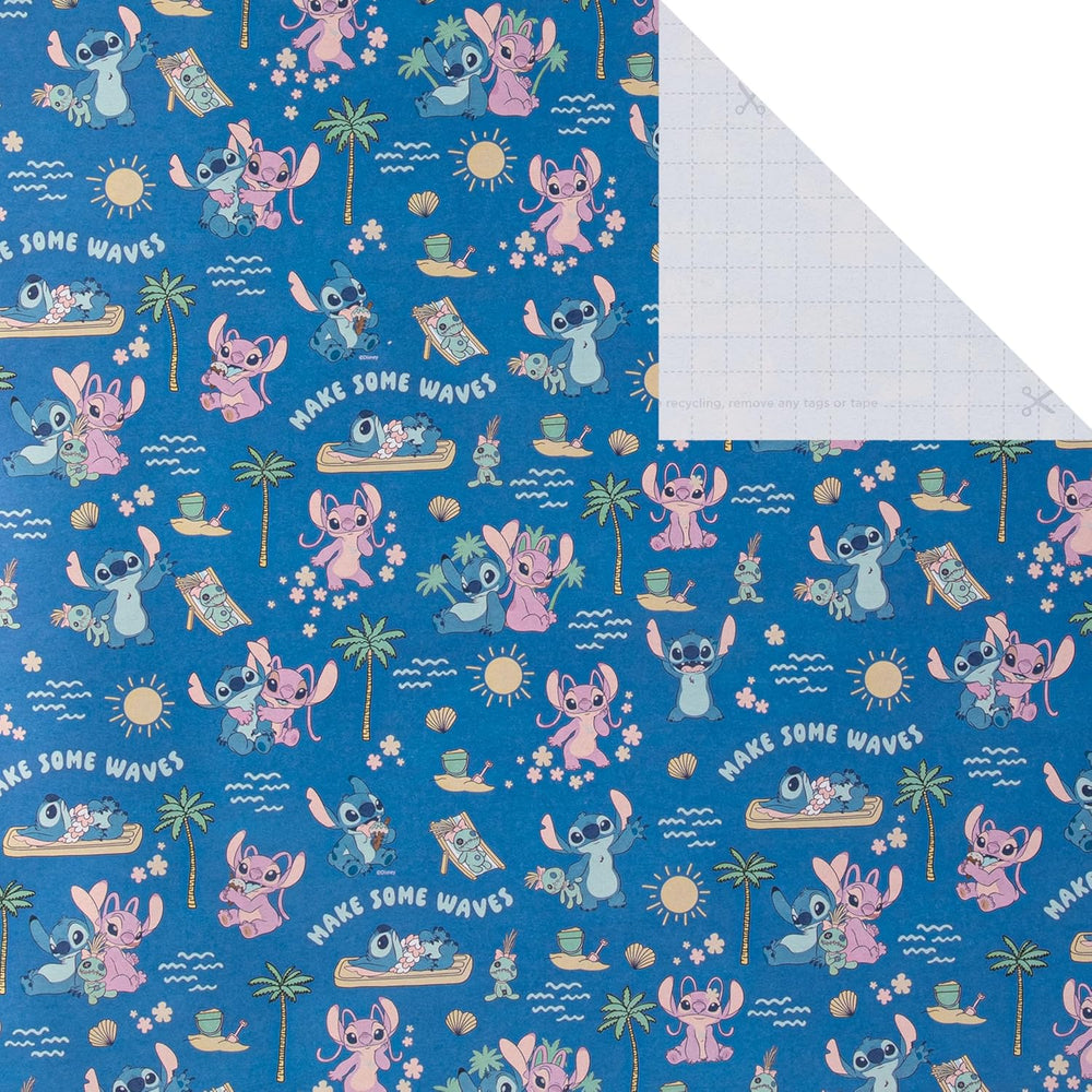 Disney Lilo & Stitch Design 2M Wrapping Paper Roll