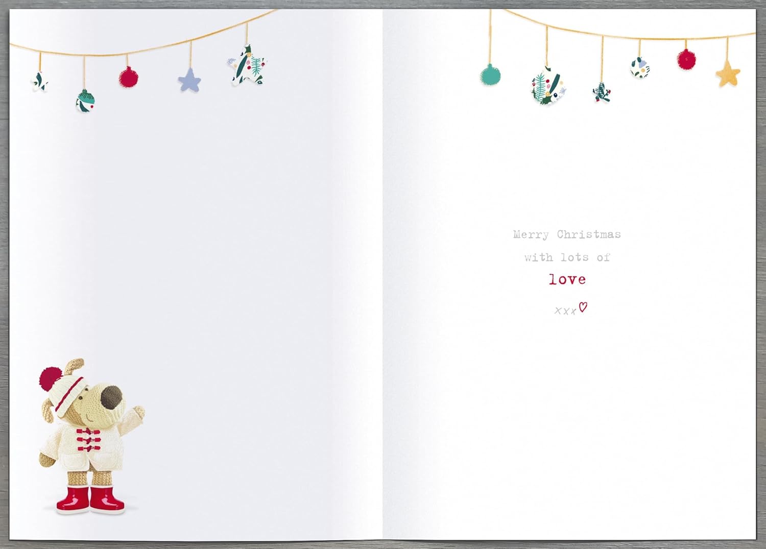 Boofle Christmas Card for Auntie – Lovely Auntie Cute Festive Design