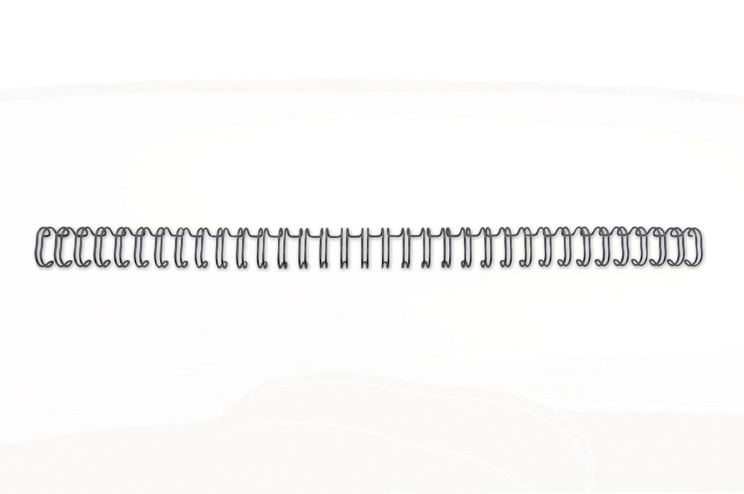 GBC Binding Wire Element A4 6mm 34 Loop Black (Pack 100) RG810410
