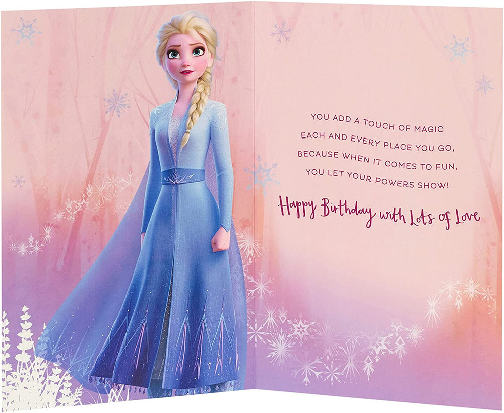 Disney Frozen 2 Daughter Birthday Card Elsa