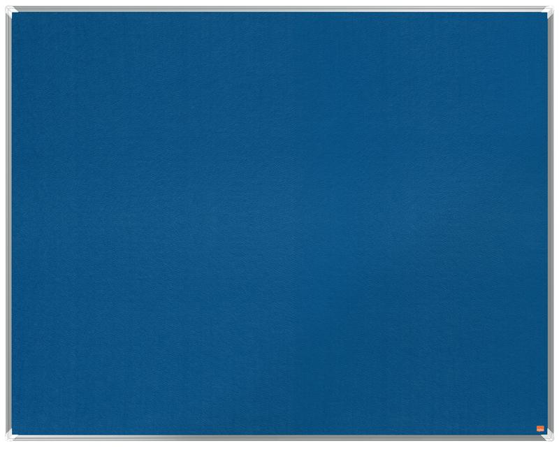 Nobo Premium Plus Blue Felt Noticeboard Aluminium Frame 1500x1200mm 1915191