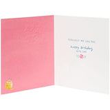 Extra Lovely Sister Disney Winnie The Pooh With Flowers Birthday Card