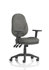 Eclipse Plus XL Chair Charcoal Adjustable Arms KC0037 DD
