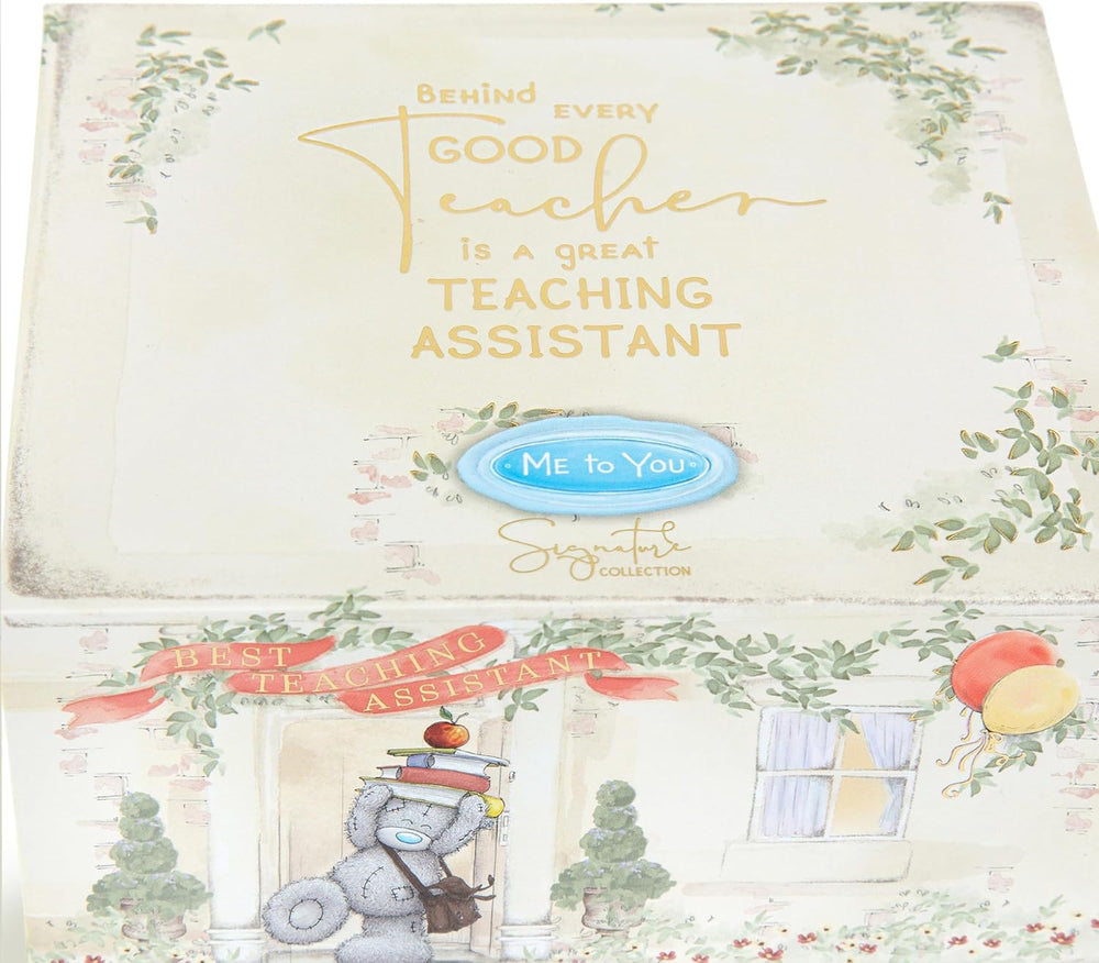 Tatty Teddy Luxury Bone China Gift Mug for Teaching Assistant Presented in Satin Lined Gift Box Signature Collection
