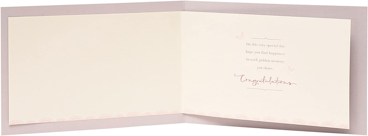 50th Anniversary Card For Couples With Gold Glitter And Gem Stones