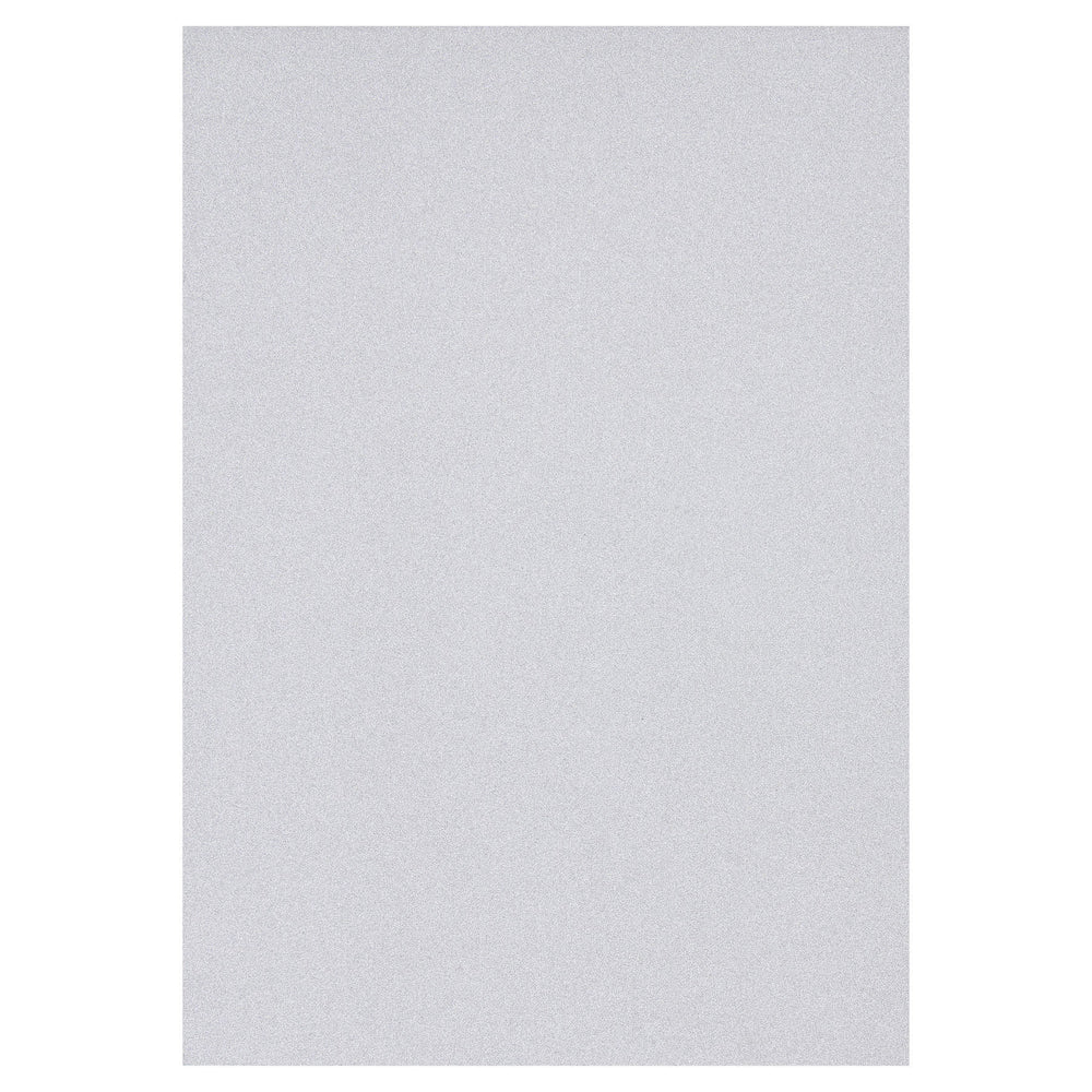 A4 250gsm Glitter Card 10 Sheets - Silver