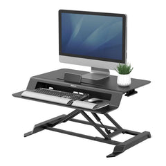 Fellowes Lotus LT Sit Stand Workstation Black 8215001