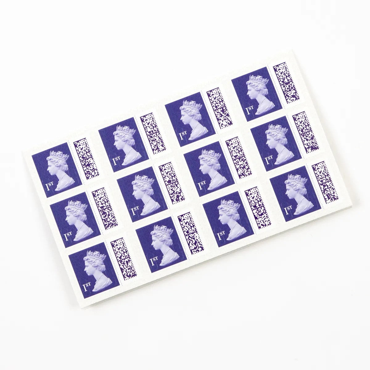 1st Class Stamp Book – Pack of 50 Self-Adhesive Stamps for UK Priority Mail