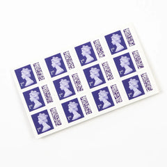 Royal Mail 1st Class Stamp Book – Pack of 50 Self-Adhesive Stamps for UK Priority Mail