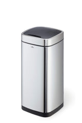 Durable NO TOUCH Sensor Waste Bin 35L Capacity Silver - 342323 DD