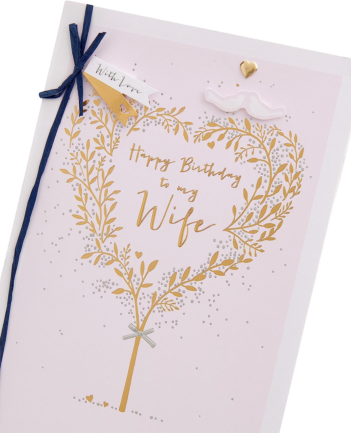 Heart Tree Wife Birthday Card