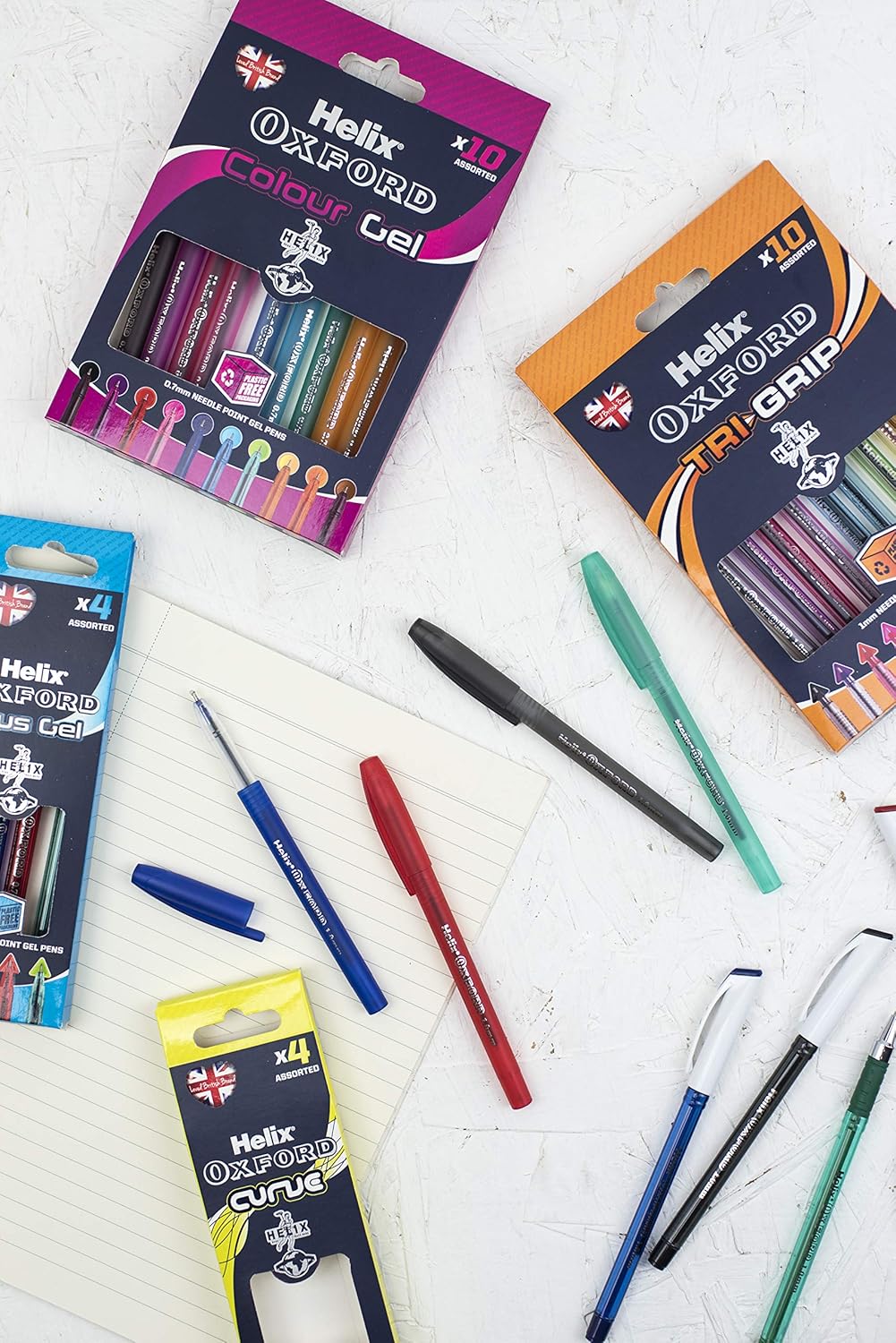 WRITING TRIGRIP PENS X10 ASSORTED