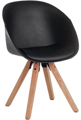 Pyramid Padded Tub Chair Black (Pack 2) - 6947BLACK DD