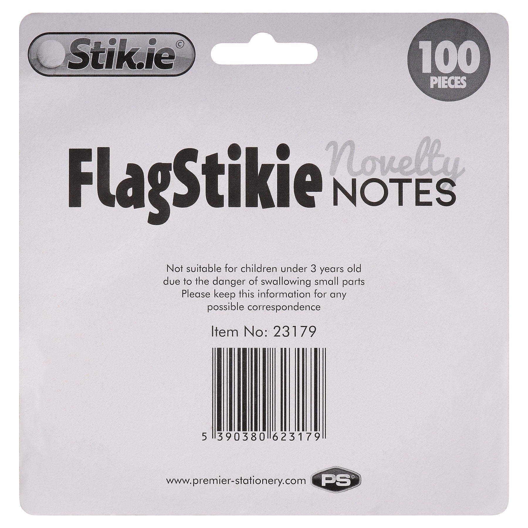 Stik-Ie Card 100 Novelty Flag Stikie Notes - Thumbs Up