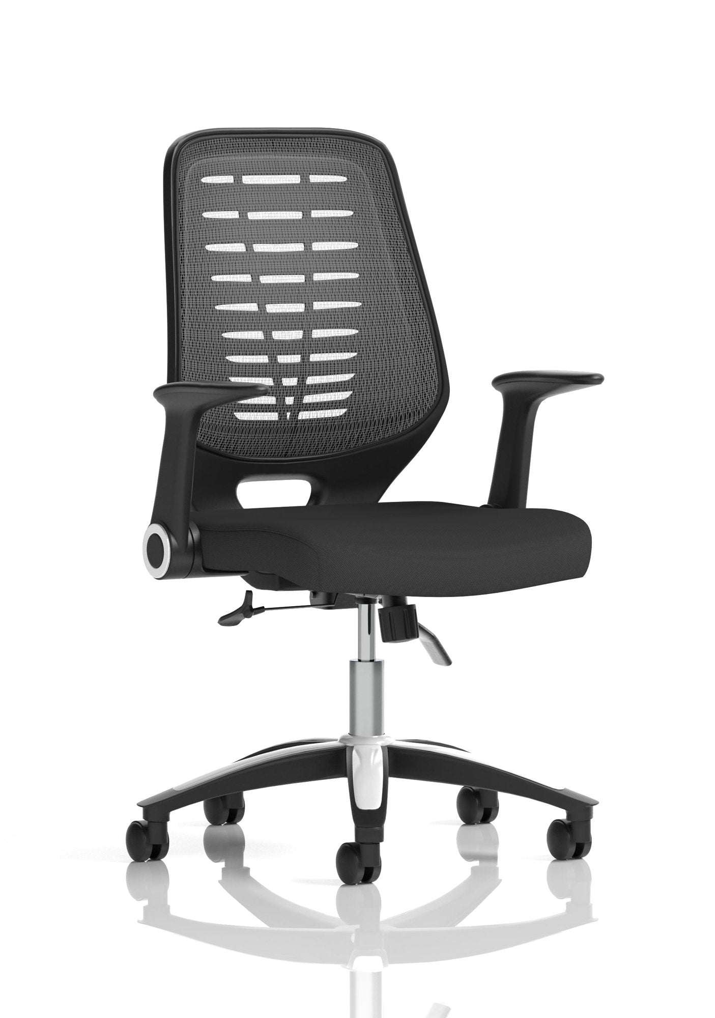 Relay Chair Airmesh Seat Silver Back With Arms OP000116 DD