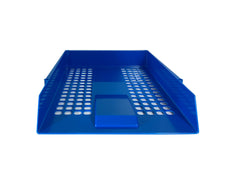 ValueX Essentials Letter Tray Stackable A4/Foolscap Portrait Blue - CP043YTBLU