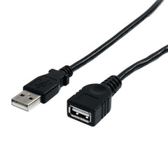 StarTech.com 3 ft Black USB 2.0 Extension Cable A to