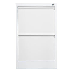 Phoenix FC Series 2 Drawer Filing Cabinet Grey with Key Lock - FC1002GGK DD
