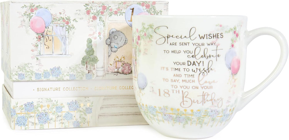 Tatty Teddy Luxury Bone China Mug in Satin Lined Box 18th Birthday Gift Signature Collection