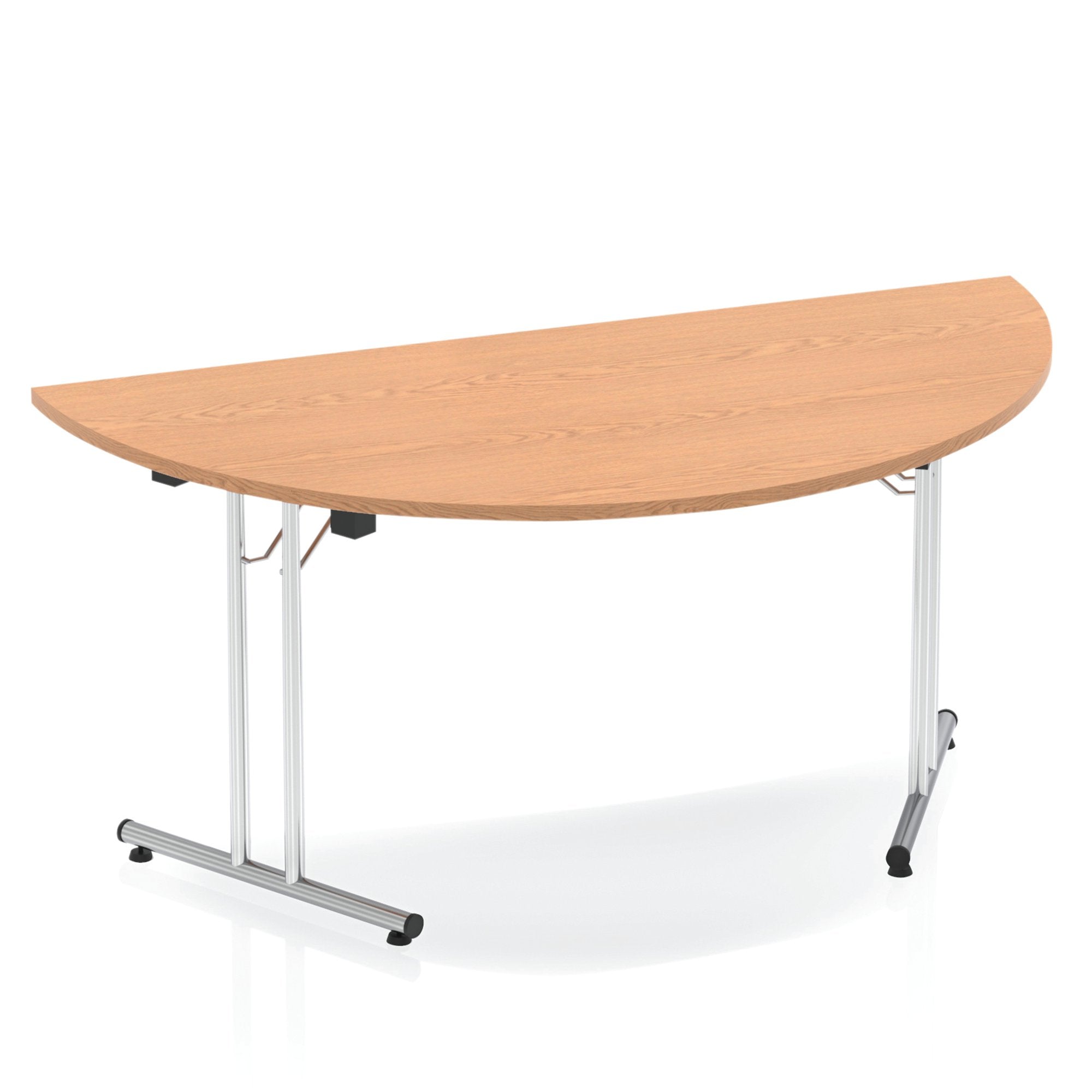 Dynamic Impulse 1600mm Folding Semi circle Table Oak Top I000800 DD