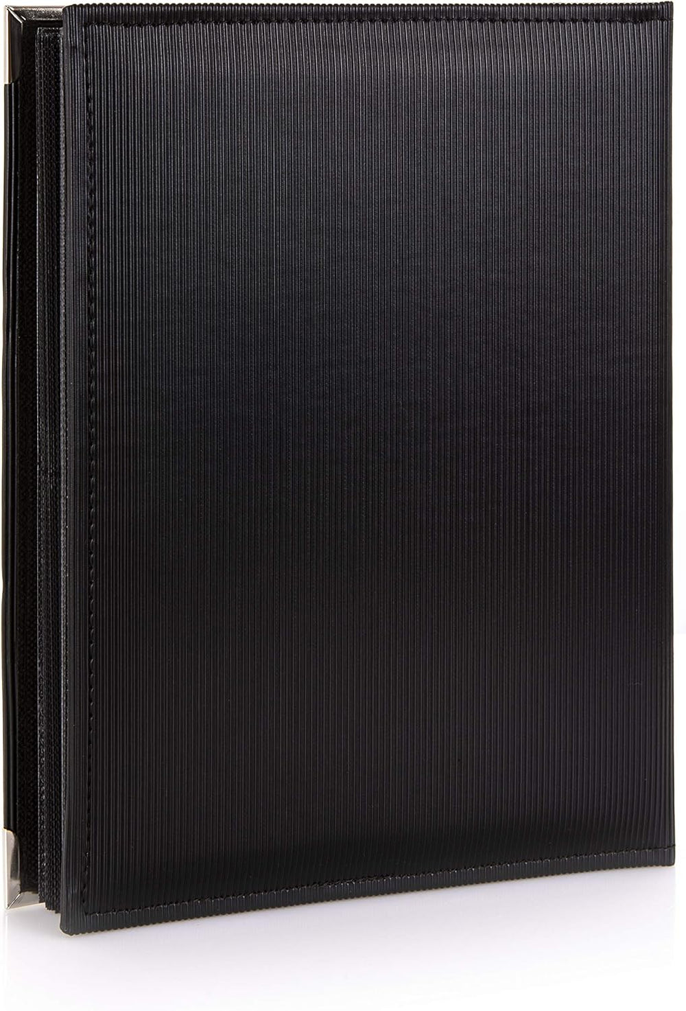 Kenro black slip-in photo album with smooth cover and pages designed for easy photo insertion.